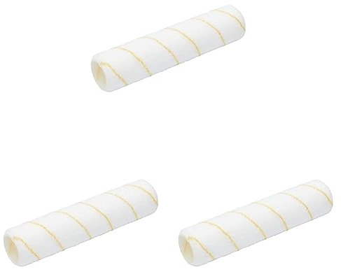 ProDec Advance ARRE006 9 x 1.5 Short Pile Microfibre Trade Professional Woven Paint Roller for Emulsion, Gloss, Satin, Undercoat, Primer, Woodstain and Varnish on Interior Walls, Ceilings, Pack of 3