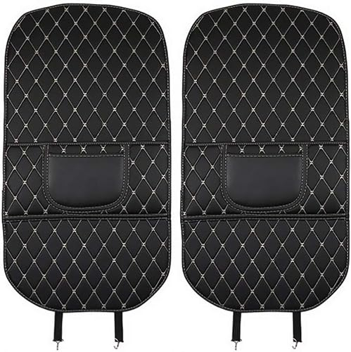 OYTHO Auto Rückenlehnenschutz für Porsche 718 Boxster Cayman / 911 Carrera Turbo Targa / 918 Spyder, Leder Stoff Wasserdicht Rücksitzschoner Autositz Car Kick Mat Anti-Schmutz-Schutzpolster