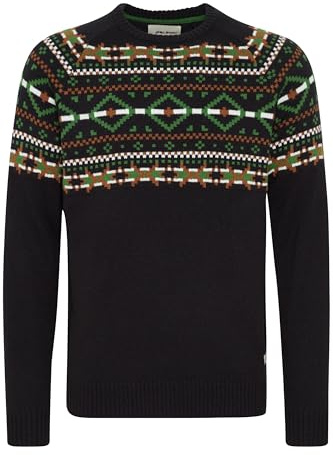 Blend BHNilas Herren Pullover Grobstrick Strickpullover O-Neck