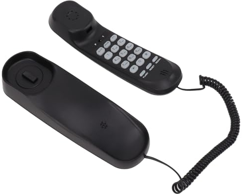 Telefono di Casa con Filo, Telefoni da Parete retrò per Rete Fissa, Telefono da Tavolo Analogico con Design Vintage da Parete, Telefono Vecchio Stile con Inoltro di Chiamata,