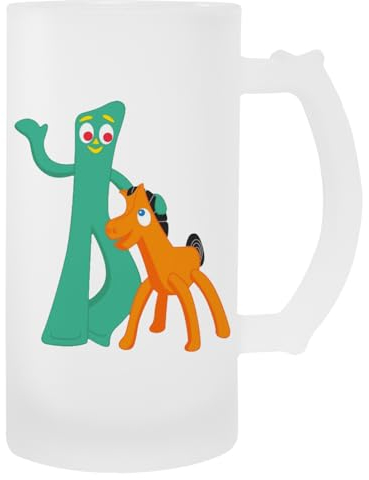 Gumby And Pokey Glas-Bierbecher Mit Henkel