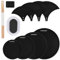 Drum Mute Pads 11 Stück mit Beckenpolster und Hi Hats Set Pad, Foam Drum Schalldämpfer Pads, Schlagzeug Zubehör, passend für 25,4 cm, 30,5 cm, 35,6 cm, 40,6 cm