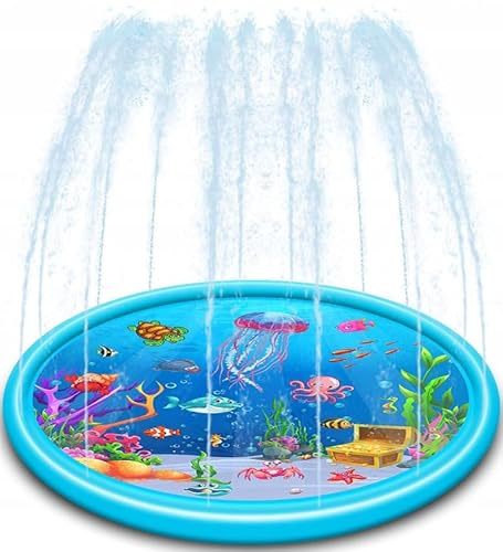 inflatable water fountain sprinkler mat