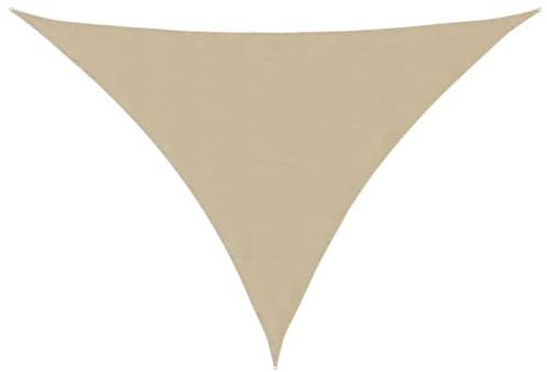 vidaXL Sonnensegel Beige 7x5x5 m 100% Polyester Oxford