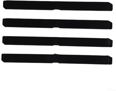 Lot de 4 barres de toit en plastique noir pour Astra H, remplacement direct