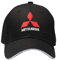Auto Baseballkappe, Für Mitsubishi, Unisex Sport Sonnenhut Männer Frauen Verstellbare Baseball Cap Mütze Schiebermütze,A-OneSize