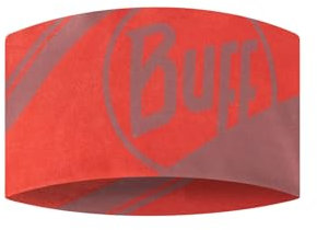 BUFF®| Stirnbänder CoolNet UV® Wide Männlich Weiblich Erwachsene Komfortabel, UPF50 Schutz, Sport, Stretch, Recyceltes Material, Qualität, Einheitsgröße, Rouge
