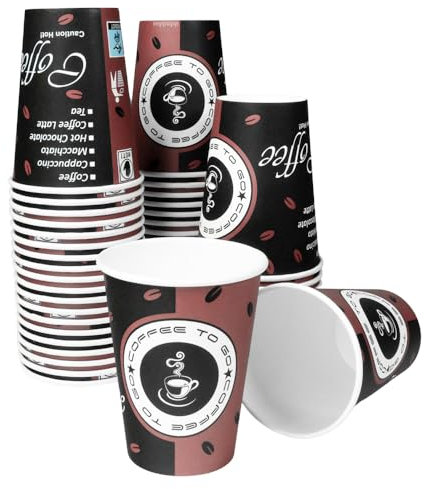 1000 Stück Pappbecher 300ml Premium Made in Germany Premium Kaffebecher Einweg Coffe to go