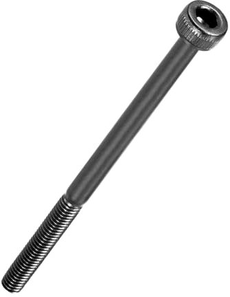 Kozelo 10Pcs Vis à Tête Cylindrique - [M3-0,5 x 60mm] Acier Allié Filetage Complet Noir Oxyde Grade 12,9 Vis Hexagonale Interne pour Imprimante 3D Mobilier, Noir