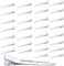 30 Stück EnteBill Haarspangen Silber Haarclips 5,5 cm Haarklemmen Friseur Alligator Clips Metall Haarspangen für Haarklammern Damen Spangen Friseursalon Mädchen Haarstyling DIY