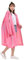 CONGARTENO Fahrrad Regencape regenabdeckung Fahrrad regenponcho für Fahrrad regenponcho fürs Fahrrad Regenponcho Fahrrad Kinder Fahrradponcho mit Reißverschluss Regenmantel mit Kapuze Rosy