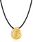 LILIE&WHITE Goldene Muschel Halskette für Damen – Elegantes Design mit Schwarzem Band, Langlebig und Verblasst Nicht, Geschenk für jeden Anlass, Stilvoller Schmuck für den Sommer