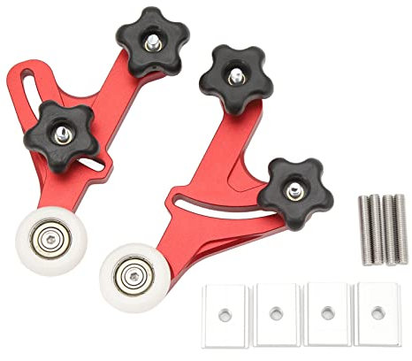 Mavaol Mini Woodworking Pressing Wheel, Aluminum Alloy Roller, Adjustable Rollers, Precision Cutting Tool for Sawmill, Table Saw, Band Saw