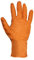 Blinker - Guantes de Nitrilo High Grip - Protección Química - Resistencia Mecánica - Textura Piramidal - Gran Agarre - Sin Látex, Sin Polvo - Ambidiestros - Color Naranja - 100 Unidades - Talla XL 9,5