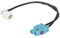 Radio -Antennenadapter, 2 Bis 1 MIB -Antennenadapter Universal Vehicle Car Stereo FM AM für RCD330G RCD330 RCN210 RCD510 DESAY