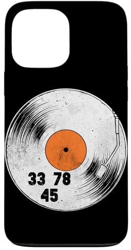 Tocadiscos para reproductor de LP de música vintage 33 45 78 RPM Carcasa para iPhone 13 Pro Max