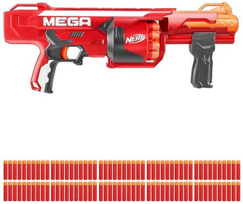NERF - N-Strike Elite Mega RotoFury - Spielzeugblaster inkl. 10 Darts & 100 Extra-Darts