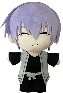 Zhongkaihua Ichimaru Gin-Plüschfigur, 20 cm, Plüschkissen, Anime, PP-Baumwolle, weich, gefüllt, pelzig, Autotasche, Heimdekoration, Anhänger für Fans
