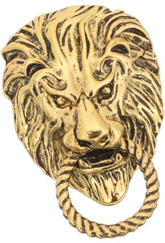 Parliky Épingle Décorative Lionceau Vintage en Alliage Doré pour Hommes, Accessoire Élégant pour Costume, pour Fête ou Cadeau
