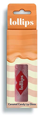 Snails 510013, Lip Gloss - Lollips Caramel Candy für Kinder ab 3 Jahren, Kinderschminke, Altrosa