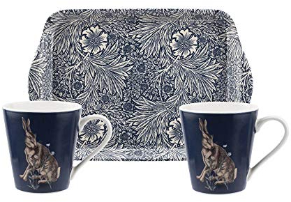 Portmeirion Pimpernel - Morris and Co Wightwick Mug and Tray Set