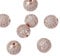 PandaHall 10pcs Round Cubic Zirconia Beads 10mm Real Rose Gold Plated Metal Spacer Loose Beads for DIY Bracelet Necklace Jewelry Making