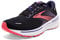 Brooks Damen Adrenaline GTS 22 Laufschuh, Black/Dianthus/Silver, 41 EU