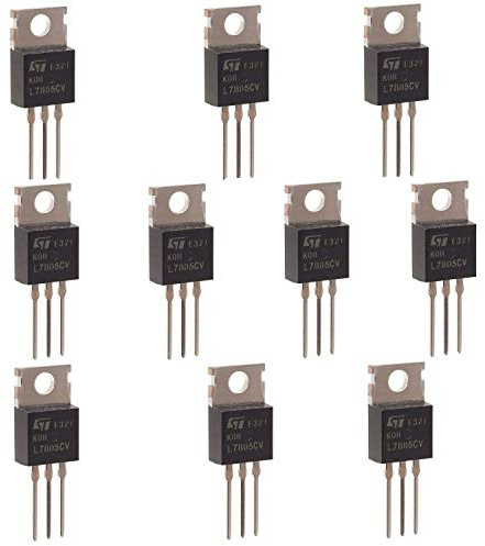 HeyNana 10 pièces/lot nouveau L7805CV régulateur de tension TO-220 L7805 7805 5V régulateur de tension POSITIVE VOLTAGE REGULATORS L7805CV LM7805 L7805 5V 1,5A 1500mA TO-220