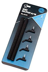 Nash Zig Screws Large Black Size 4-6 Hooks (T7846)