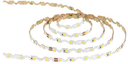 EGLO LED Flexible Stripe, Streifen mit Fernbedienung, Lichtfarben (warmweiß–kaltweiß), dimmbar, Band selbstklebend, kürzbar, Leuchtband aus Kunststoff, Weiß, Strip, L 5 m