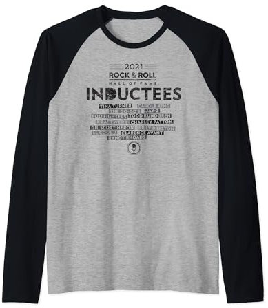 Rock and Roll Hall of Fame 2021 Induktions-Klasse Raglan