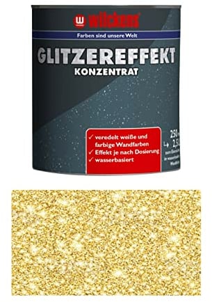 Wilckens Aditivo para pintura de pared y barniz, 250 ml, color dorado