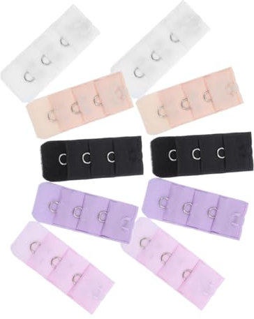 VALICLUD 10pc Bra Extension Women Bra Extender 1 Hooks Bodysuit Extender Red Bra Extender Hook Bra Extenders 4 Hook Plus Size White 3 Prong Extension Cord Women's Underwear Bra Buckle