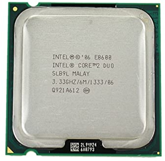 WIPP Processeur Inte Core 2 Duo E8600 3.33Ghz 6M 1333MHz Socket 775 CPU