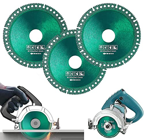 Unzerstörbare Scheibe Für Grinder,Indestructible Disc 2.0 - Schneide Alles In Sekunden,4 X 1/25 X 4/5” Trennscheiben,Unzerstörbare Scheibe Für Winkelschleifer Metalltrennscheibe (3 Stk)