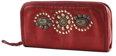 Campomaggi Leder Geldbörse Cassiopea Wallet Rosso rot