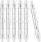 Jaenmsa R7S Halogenstab 78mm 100W, Halogen Leuchtmittel r7s 78mm, 6er Pack Deckenfluter Leuchtmittel 100W 230V 2700K Warmweiß, Baustrahler Birne Dimmbar für Wohnzimmerleuchten