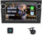 Kovanda 7 Android Autoradio mit GPS Für Opel Astra H Corsa D Corsa C Vectra Zafira Meriva Bluetooth WiFi CarPlay Android Auto Lenkradsteuerung DSP NAVI 4-Kern 2+32GB (Schwarz)