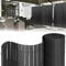Izrielar PVC Sichtschutzmatte mit Kabelbindern Sichtschutz Wetterfest für Garten, Balkon und Terrasse, 4-Gewicht-Verstärkung Sichtschutzzaun,UV-beständig und Wasserdicht (1.4 x 10M, Anthrazit)