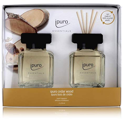 Geschenkset Essentials by ipuro Cedar Wood2x50ml Raumduft