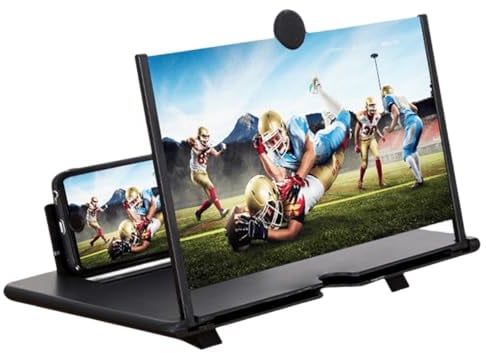 Handy Lupe Handy Screens Vergrößerungslinse,3D-Bildschirm Ausziehbarer HD-Bildschirm Gegen Blaues Licht Bildschirmlupe zum Smartphones Display-Vergrößerer Lupen (16 indh)