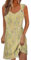 Robe Sport Femme Bleu Mi-Longue - Jupe, Short, Débardeur, Dentelle, Rose - Vêtements Grandes Tailles pour Femmes Rondes - Jaune M