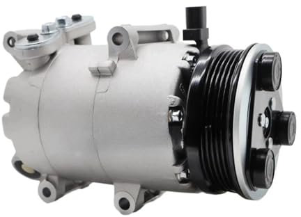Compresor de aire acondicionado automático compatible con FORD FOCUS MK2 1.8 2.0 COMPRESOR DE AIRE ACONDICIONADO A GASOLINA 2007-2011 2014584 6M5H-19D629-AB