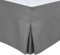 Tour DE LIT Cache SOMMIER 180 X 200 CM + 30 CM Gris Anthracite
