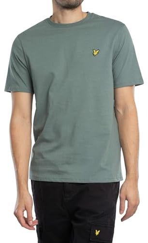 Lyle & Scott Mens Logo T-Shirt Short Sleeve Lifestyle Cotton Green Mercurial XXL