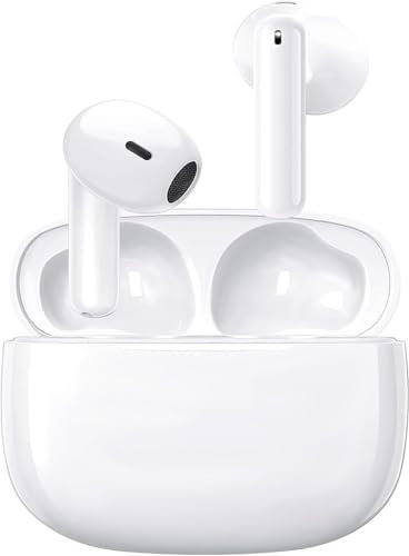 Auriculares Bluetooth 5.4 Auriculares Inalámbricos Estéreo HiFi auriculares Inalámbricos 48 Horas de Reproducción In-Earauriculares,Deportes Impermeable IPX7 con Touch Control para iOS/Android