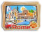 Quwsne Refrigerator Magnet Rome Italy Fridge Magnet City Travel Souvenirs Tourist Gifts 3D Classic Landmarks Handmade Crafts Home Decoration -3616