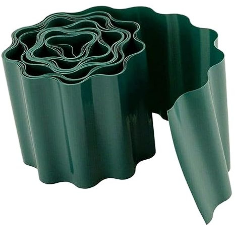 Gartenzaun aus Kunststoff 1 Rolle Grün Flexibel für Beete