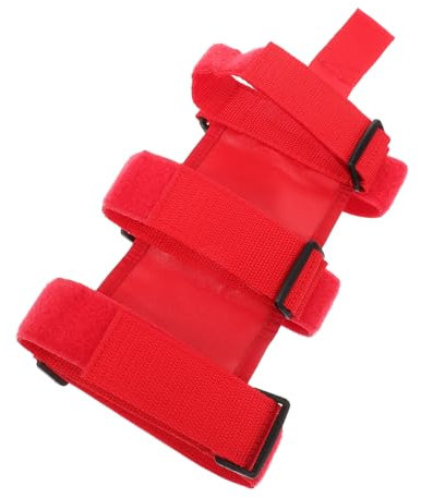 VILLCASE Feuerlöscher Gurtanhänger Für Heimfeuerlöscher Kleiner Feuerlöscher Für Zu Hause Im Auto Montierte Erste Feuerlöscherhalterung Feuerlöscher Für Zu Hause Nylon Rot