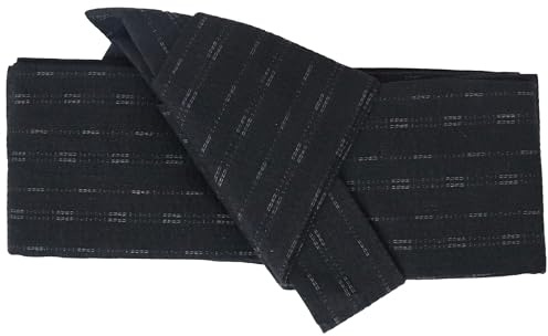 G-LIKE Ceinture kimono japonaise Obi - Ceinture traditionnelle Harajuku Haori Yukata - Accessoire de robe tridimensionnelle - Ceinture auto-nouée pour homme - Coton